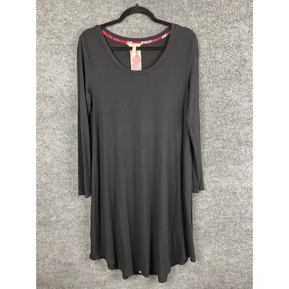 Matilda Jane Womens‎ Black Floral Designs Tunic Swing Dress Size Medium